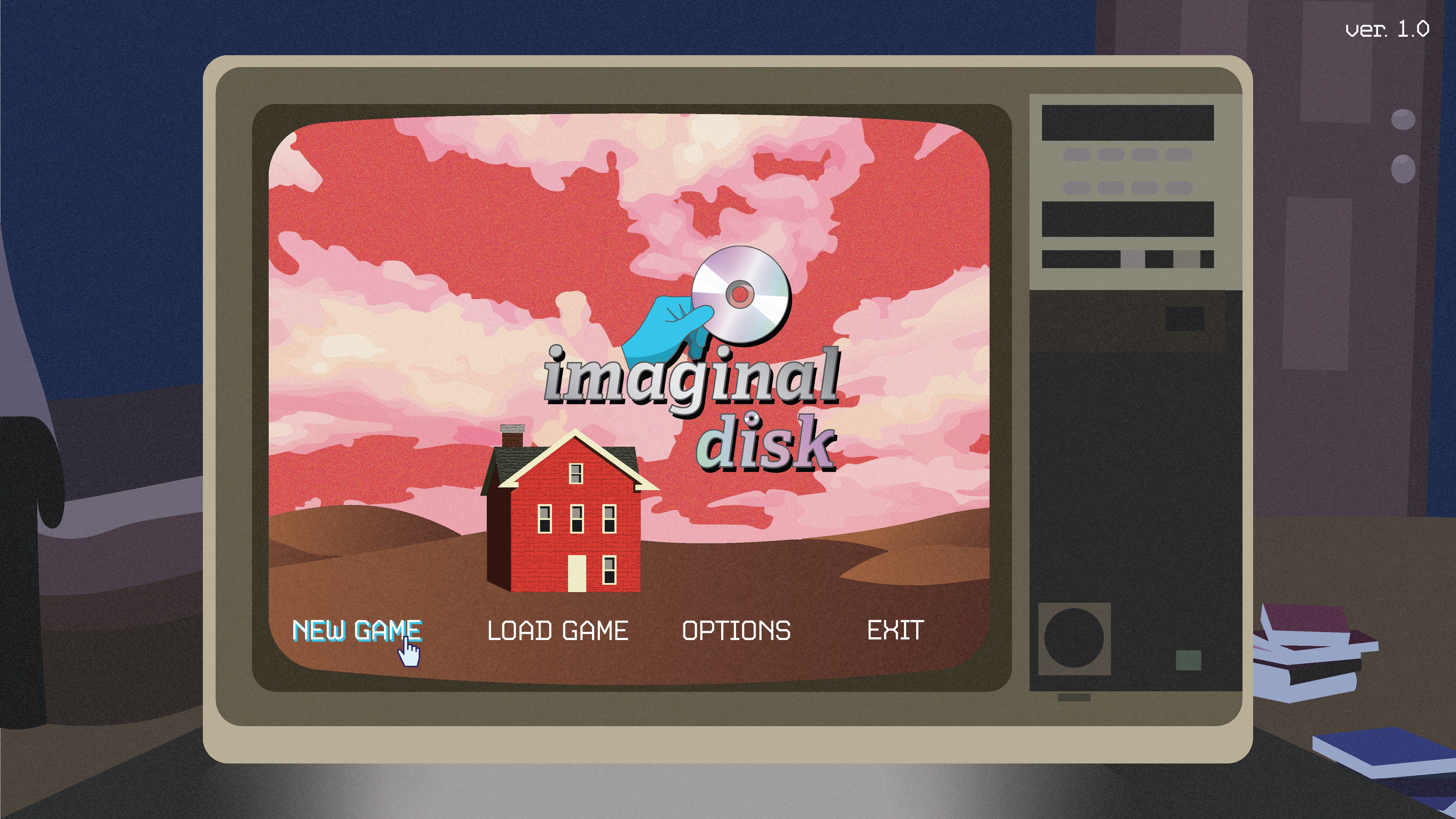 Screenshot of a game start screen